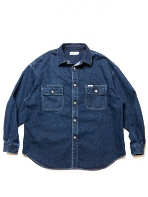 COOTIE/ƥ/10.5OZ DENIM L/S WORK SHIRT/ǥ˥ॷ/INDIGO FADE