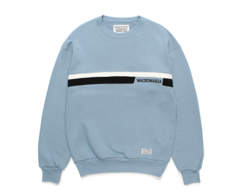 WACKO MARIA/拾ޥꥢ/MIDDLE WEIGHT CREW NECK SWEAT SHIRT ( TYPE-3 )/ߥɥ륦ȥ롼ͥåå/BLUE