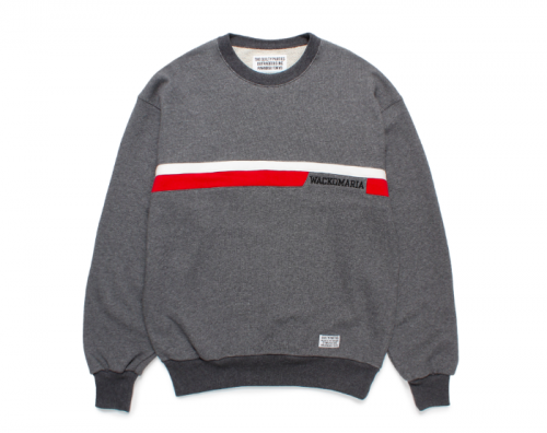 WACKO MARIA/拾ޥꥢ/MIDDLE WEIGHT CREW NECK SWEAT SHIRT ( TYPE-3 )/ߥɥ륦ȥ롼ͥåå/GRAY