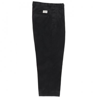 WACKO MARIA/拾ޥꥢ/DOUBLE PLEATED CHINO TROUSERS/Υȥ饦/BLACK