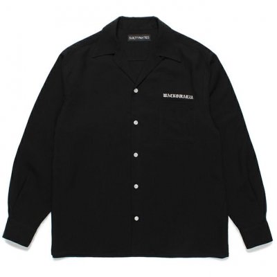 WACKO MARIA/拾ޥꥢ/50'S OPEN COLLAR SHIRT ( TYPE-2 )/50'Sץ󥫥顼/BLACK