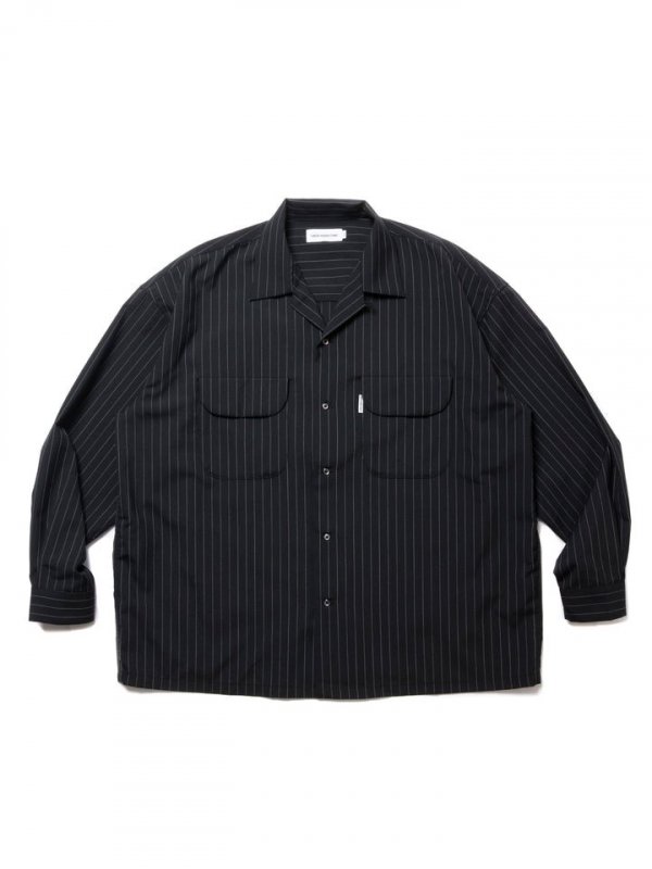 COOTIE/クーティー/T/W OPEN COLLAR L/S SHIRT/T/Wオープンカラーロングスリーシャツ/STRIPE -  EMILIANO ONLINE SHOP｜RADIALL,DELUXE,WACKO MARIA/ラディアル,デラックス,ワコマリア通販