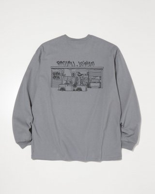 RADIALL/ǥ/True Deal Pot CREW NECK T-SHIRT L/S/󥰥꡼֥ƥ/STEEL GRAY