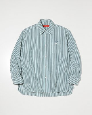 RADIALL/ǥ/Wheels REGULAR COLLARED SHIRT L/S/ȥ饤ץץ󥫥顼/GREEN