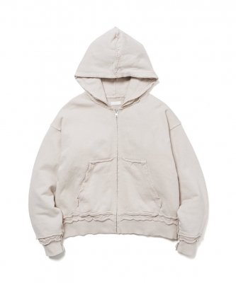 F-LAGSTUF-F/ե饰/BORO ZIP HOODIE (MUJI)/åץåץաǥ/BEIGE