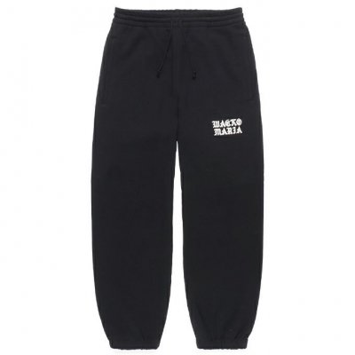 WACKO MARIA/拾ޥꥢ/MIDDLE WEIGHT SWEAT PANTS/ߥɥ륦ȥåȥѥ/BLACK