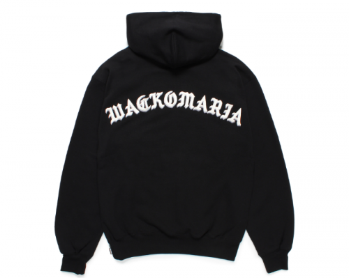 WACKO MARIA/拾ޥꥢ/MIDDLE WEIGHT PULLOVER HOODED SWEAT SHIRT ( TYPE-2 )/ߥɥ륦ȥץ륪С/BLACK
