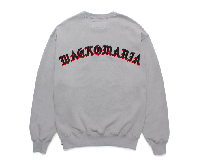 Wacko Maria ミドルウェイトスウェットシャツ タイプ2 WACKO MARIA/ワコマリア/MIDDLE WEIGHT CREW NECK SWEAT SHIRT