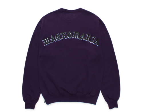 WACKO MARIA/拾ޥꥢ/MIDDLE WEIGHT CREW NECK SWEAT SHIRT ( TYPE-2 )/ߥɥ륦ȥ롼ͥå/PURPLE