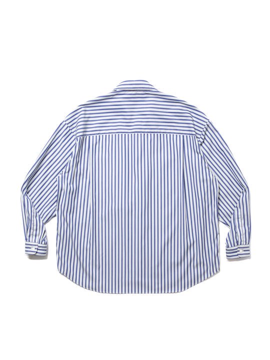 COOTIE/クーティー/STRIPE BROAD L/S SHIRT/ストライプブロードロングスリーブシャツ/NAVY - EMILIANO  ONLINE SHOP｜RADIALL,DELUXE,WACKO MARIA/ラディアル,デラックス,ワコマリア通販