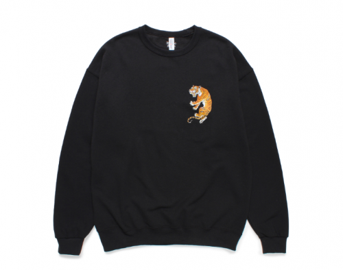 WACKO MARIA/拾ޥꥢ/TIM LEHI / CREW NECK SWEAT SHIRT(TYPE-2)/ƥ꡼ϥ/롼ͥååȥ/BLACK