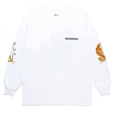 WACKO MARIA/拾ޥꥢ/TIM LEHI / CREW NECK LONG SLEEVE T-SHIRT (TYPE-3 )/ƥ꡼ϥ/롼ͥå󥰥꡼/WHITE