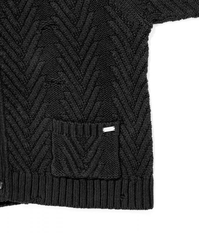 DELUXE/ デラックス/SAVAGE SPAGHETTII/カーディガン/BLACK - EMILIANO