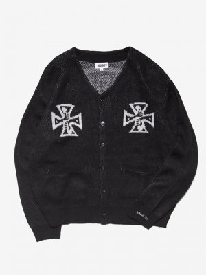 HAIGHT/إ/GOOD BAD CROSS CARDIGAN/ǥ/BLACK