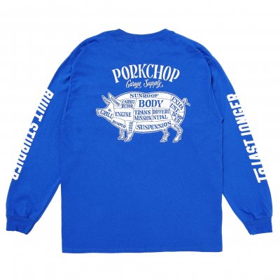 PORK CHOP /ݡå/PORK BACK L/S TEE/ץȥ󥰥꡼֥ƥ/ROYALWHITE