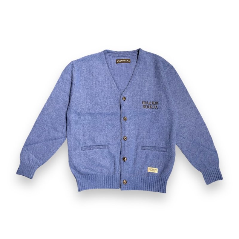 WACKO MARIA/ワコマリア/MOHAIR KNIT CARDIGAN ( TYPE-2 )/モヘアニットカーディガン/BLUE -  EMILIANO ONLINE SHOP｜RADIALL,DELUXE,WACKO MARIA/ラディアル,デラックス,ワコマリア通販