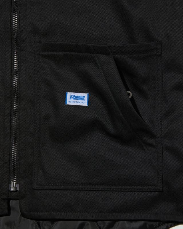 RADIALL/ラディアル/Cnq Riverside ZIP UP VEST/ベスト/BLACK