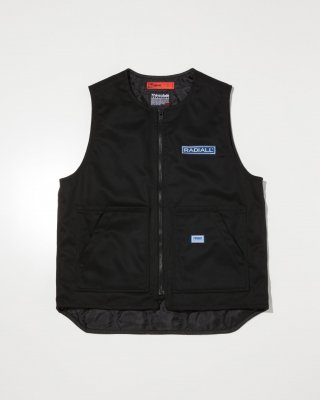 RADIALL/ǥ/Cnq Riverside ZIP UP VEST/٥/BLACK