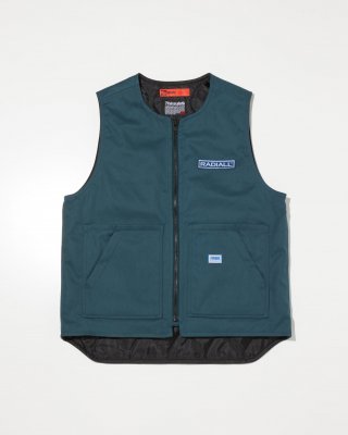 RADIALL/ǥ/Cnq Riverside ZIP UP VEST/٥/LINCOLN GREEN