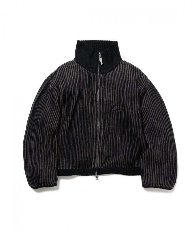 F-LAGSTUF-F/フラグスタフ/CPG FULL ZIP KNIT/ハイネックニット/BLACK - EMILIANO ONLINE  SHOP｜RADIALL,DELUXE,WACKO MARIA/ラディアル,デラックス,ワコマリア通販