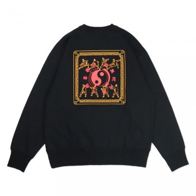 WANDERMAN/ޥ/WM KUNG FU CREW NECK SWEAT SHIRTS/ץȥåȥ/BLACK