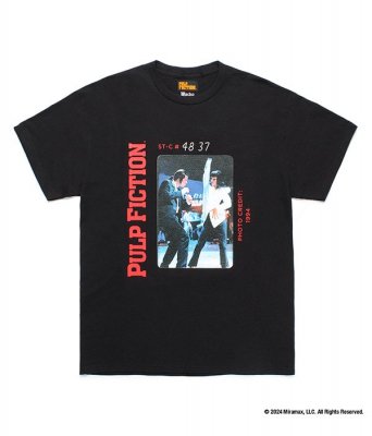 WACKO MARIA拾ޥꥢ/PULP FICTION T-SHIRT (TYPE-3)/ѥץեT/BLACK