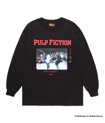 WACKO MARIA/拾ޥꥢ/PULP FICTION LONG SLEEVE T-SHIRT (TYPE-1)/ѥץե󥰥꡼T/BLACK