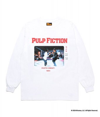 WACKO MARIA/拾ޥꥢ/PULP FICTION LONG SLEEVE T-SHIRT (TYPE-1)/ѥץե󥰥꡼T/WHITE