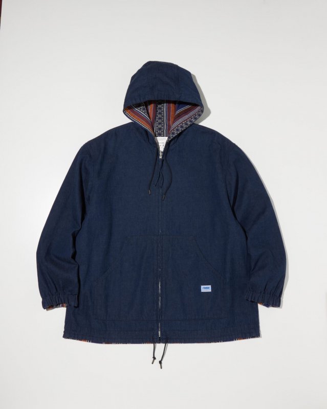 RADIALL/ラディアル/El Camino REVERSIBLE HOODIE JACKET/ジップアップフーディージャケット/INDIGO -  EMILIANO ONLINE SHOP｜RADIALL,DELUXE,WACKO MARIA/ラディアル,デラックス,ワコマリア通販