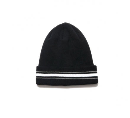 COOTIE/ƥ/DRY TECH BORDER BIG CUFFED BEANIE/ɥ饤ƥåܡӥåӡˡ/BLACK