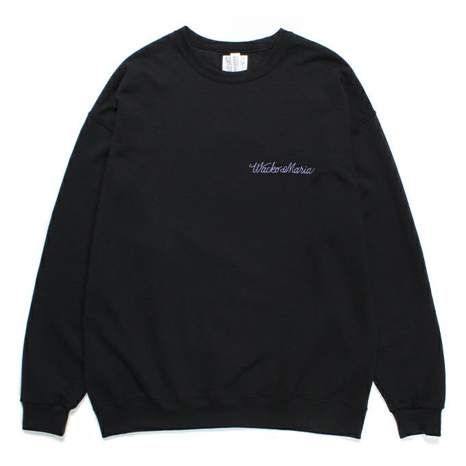 WACKO MARIA/ワコマリア/世界平和プロジェクト / CREW NECK SWEAT SHIRT ( TYPE-1 )/BLACK -  EMILIANO ONLINE SHOP｜RADIALL,DELUXE,WACKO MARIA/ラディアル,デラックス,ワコマリア通販