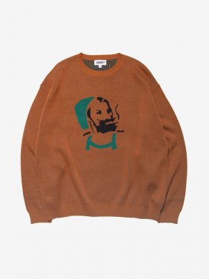 HAIGHT/إ/ZZ UNCLE SWEATER/˥åȥ/BROWN