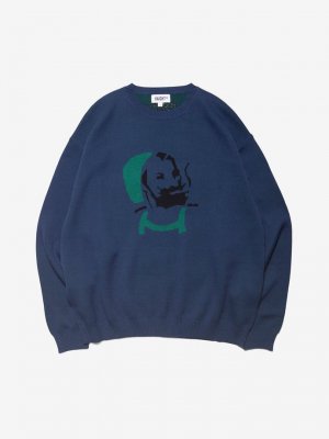 HAIGHT/إ/ZZ UNCLE SWEATER/˥åȥ/NAVY