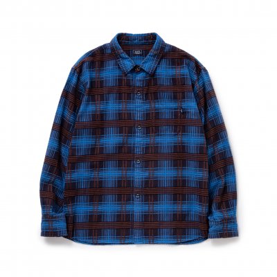 RATS/å/C/R FLANNEL CHECK SHIRT/åȥեͥ쥮顼顼/BLUE CHECK