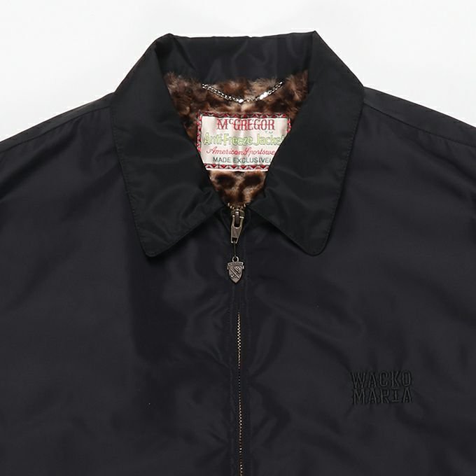 WACKO MARIA/ワコマリア/MCGREGOR / ANTI-FREEZE JACKET/マクレガー/アンチフリーズジャケット/BLACK -  EMILIANO ONLINE SHOP｜RADIALL,DELUXE,WACKO MARIA/ラディアル,デラックス,ワコマリア通販