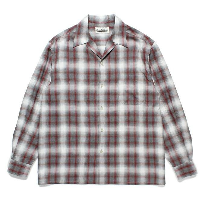 WACKO MARIA/ワコマリア/OMBRE CHECK OPEN COLLAR SHIRT L/S WACKO MARIA/ワコマリア/OMBRE CHECK OPEN COLLAR SHIRT L/S