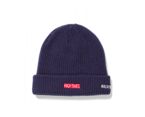 WACKO MARIA/拾ޥꥢ/HIGH TIMES / KNIT WATCH CAP/ϥॹ/˥åȥåå/NAVY