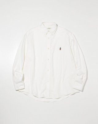 RADIALL/ǥ/Charms B.D. COLLARED SHIRT L/S/ܥ󥷥/WHITE