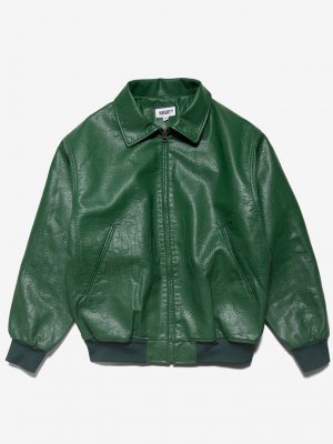 HAIGHT/إ/PU LEATHER JACKET/PU쥶㥱å/GREEN