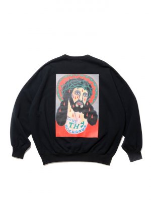 COOTIE/ƥ/PRINT SWEAT CREW (LOVE THY NEIGHBOUR)/ץȥåȥ롼/BLACK