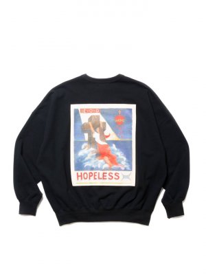 COOTIE/ƥ/PRINT SWEAT CREW (BEYOND HOPELESS)/ץȥåȥ롼/BLACK