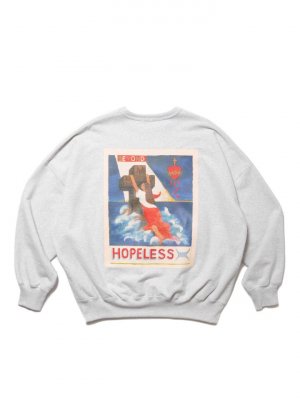 COOTIE/ƥ/PRINT SWEAT CREW (BEYOND HOPELESS)/ץȥåȥ롼/OATMEAL