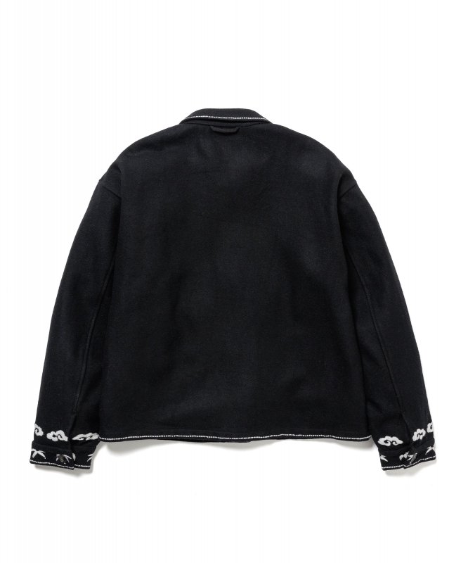 F-LAGSTUF-F/フラグスタフ/BLACK TIGER JACKET/ショート丈ブルゾン/BLACK - EMILIANO ONLINE  SHOP｜RADIALL,DELUXE,WACKO MARIA/ラディアル,デラックス,ワコマリア通販