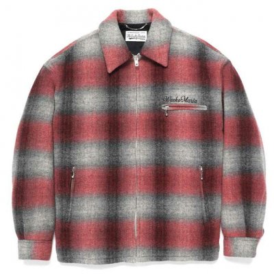 WACKO MARIA/拾ޥꥢ/WOOL CHECK 50'S JACKET ( TYPE-2 )/å50'S㥱å/RED