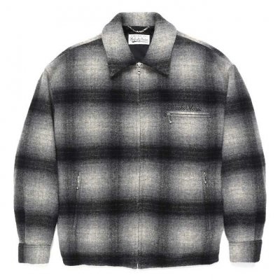 WACKO MARIA/拾ޥꥢ/WOOL CHECK 50'S JACKET ( TYPE-2 )/å50'S㥱å/GRAY