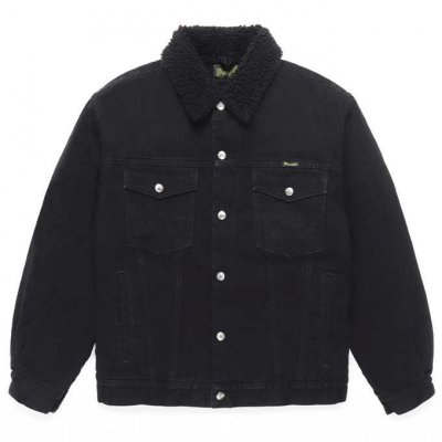 WACKO MARIA/拾ޥꥢ/WRANGLER/DENIM TRUCKER JACKET( TYPE-1 )/ǥ˥ȥå㥱å/BLACK