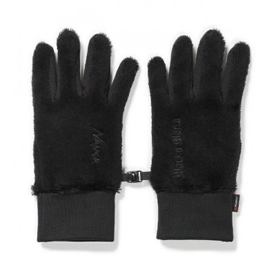 WACKO MARIA/拾ޥꥢ/NANGA / FLEECE GLOVES/ʥ/ե꡼/BLACK