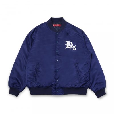 Hide and Seek/ϥɥɥ/Nylon Varsity Jacket/ʥ󥹥/NAVY