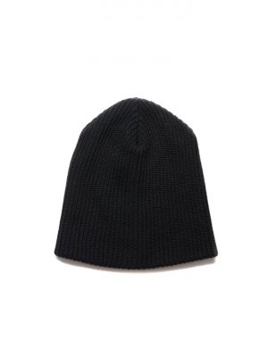 COOTIE/ƥ/RIB STITCH CUFFLESS BEANIE/ե쥹ӡˡ/BLACK