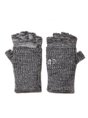 COOTIE/ƥ/LOWGAUGE FINGERLESS KNIT GLOVE/ե󥬡쥹 ˥åȥ/GRAY MIX